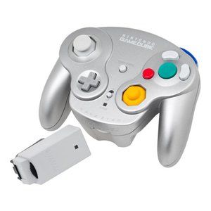 Nintendo Gamecube OEM Wavebird Wireless Controller Silver